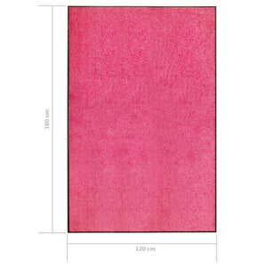 Waschbare Fußmatte Rosa 120x180 cm