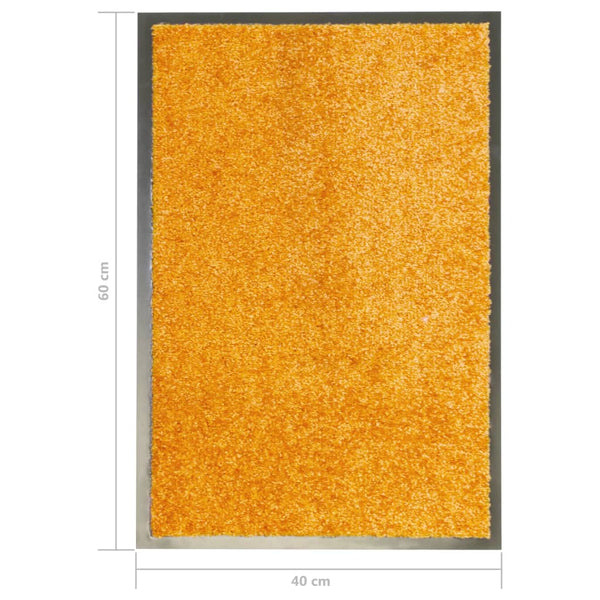 Waschbare Fußmatte Orange 40x60 cm