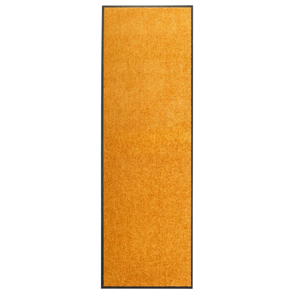 Waschbare Fußmatte Orange 60x180 cm