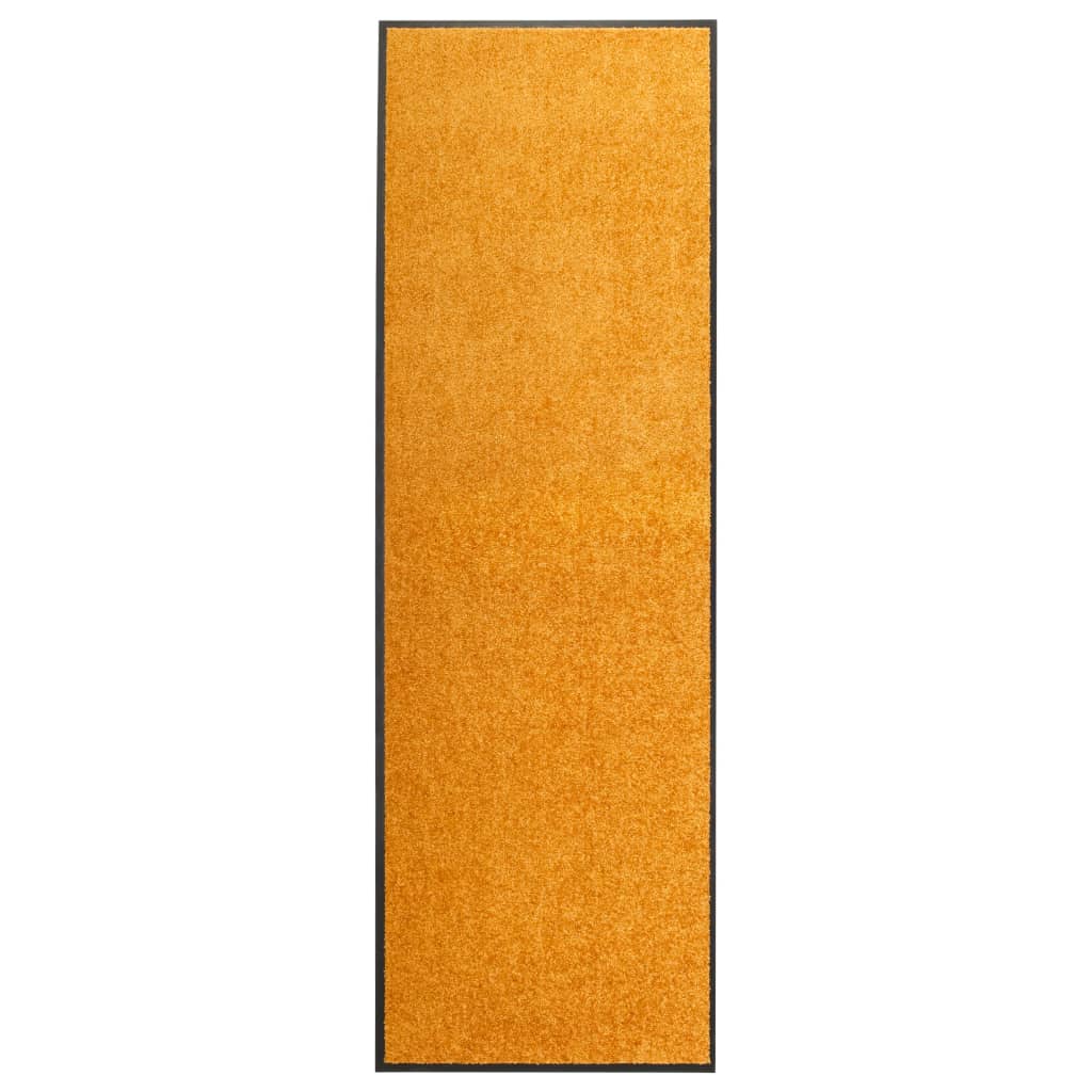 Waschbare Fußmatte Orange 60x180 cm