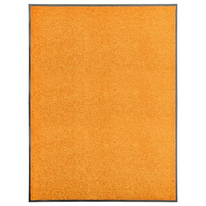 Waschbare Fußmatte Orange 90x120 cm
