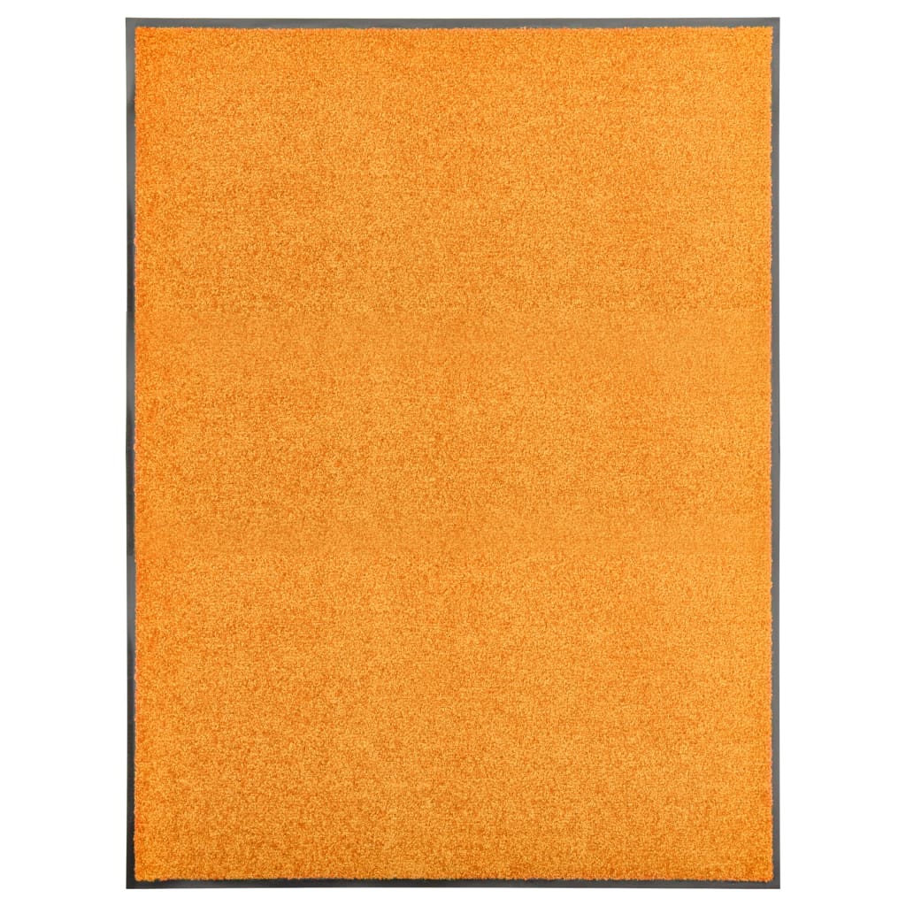 Waschbare Fußmatte Orange 90x120 cm