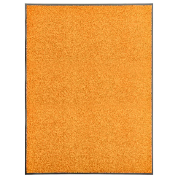 Waschbare Fußmatte Orange 90x120 cm