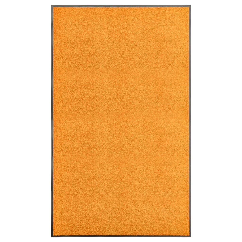 Waschbare Fußmatte Orange 90x150 cm