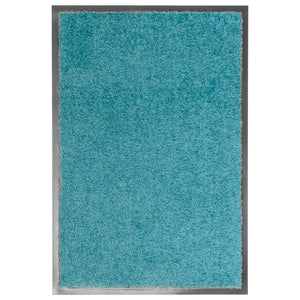 Waschbare Fußmatte Cyan 40x60 cm