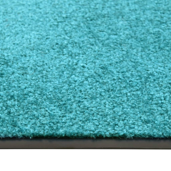 Waschbare Fußmatte Cyan 40x60 cm