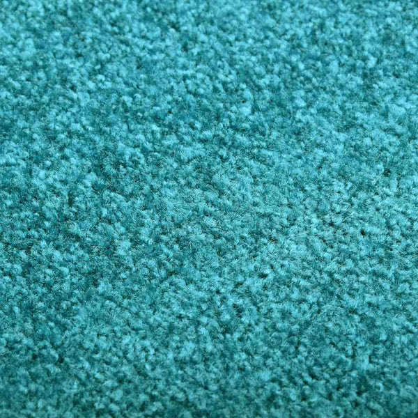 Waschbare Fußmatte Cyan 60x180 cm
