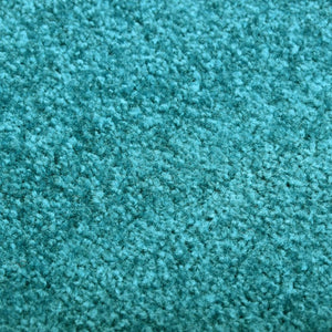 Waschbare Fußmatte Cyan 90x120 cm