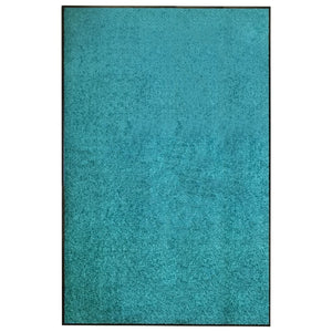 vidaXL Paillasson Lavable Cyan 120x180 cm