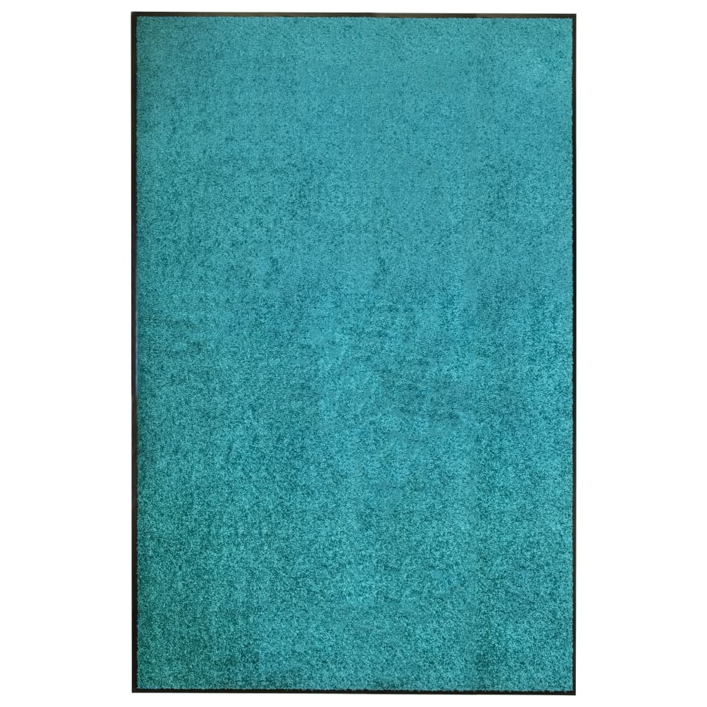 vidaXL Paillasson Lavable Cyan 120x180 cm