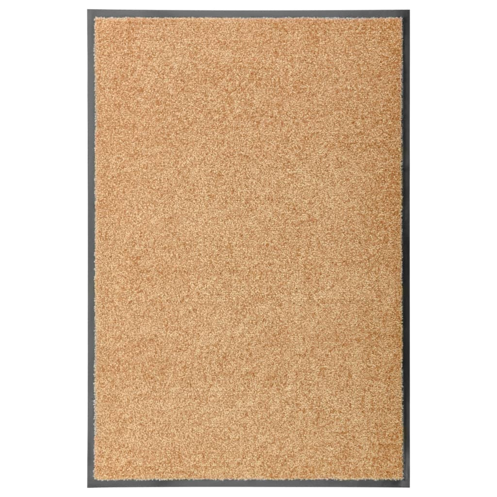 Waschbare Fußmatte Creme 60x90 cm