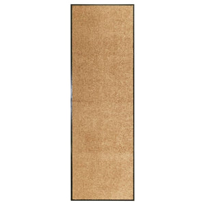 Waschbare Fußmatte Creme 60x180 cm