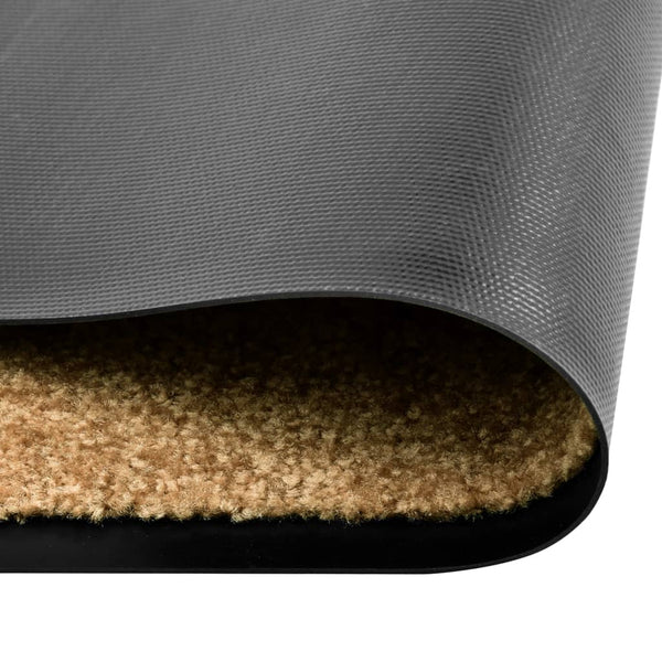 Waschbare Fußmatte Creme 60x180 cm