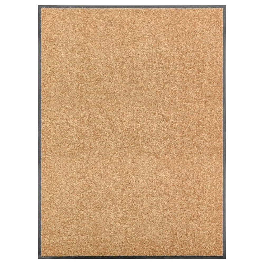 Waschbare Fußmatte Creme 90x120 cm