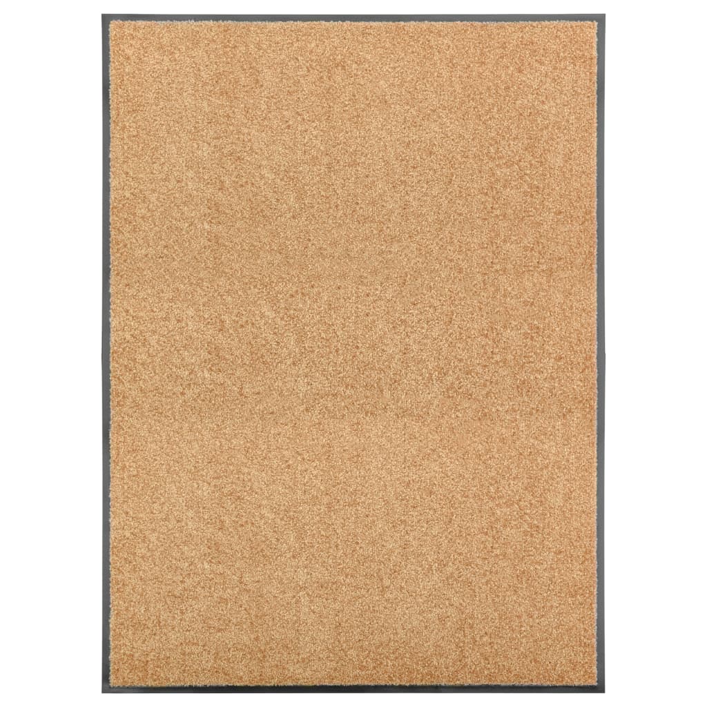 Waschbare Fußmatte Creme 90x120 cm