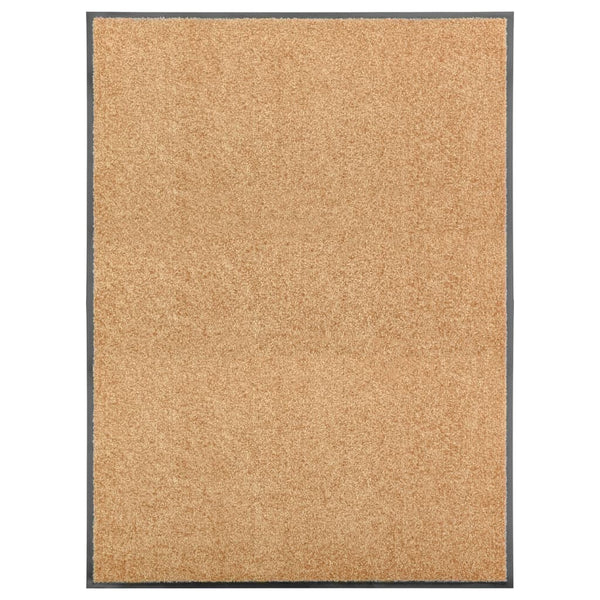 Waschbare Fußmatte Creme 90x120 cm