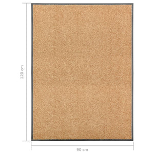 Waschbare Fußmatte Creme 90x120 cm