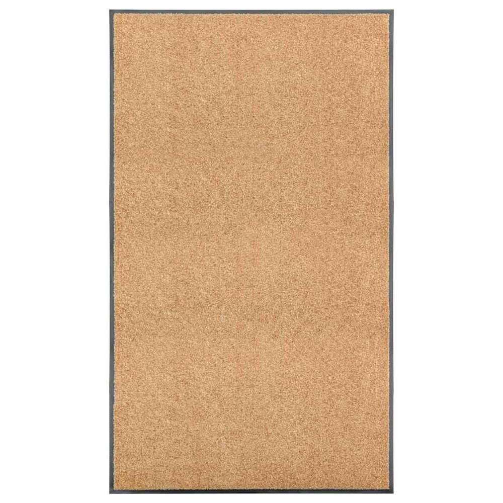 Waschbare Fußmatte Creme 90x150 cm