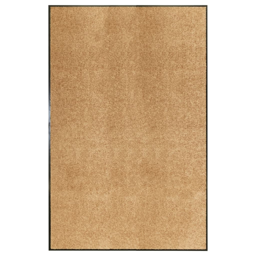 Waschbare Fußmatte Creme 120x180 cm