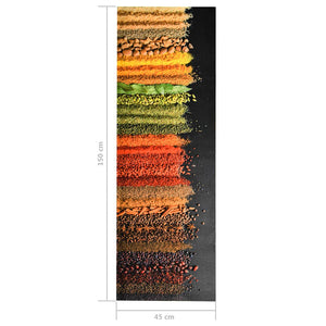 Waschbare Küchenmatte Gewürze 45x150 cm