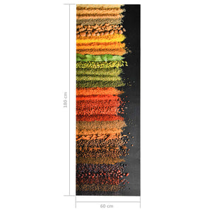 Waschbare Küchenmatte Gewürze 60x180 cm