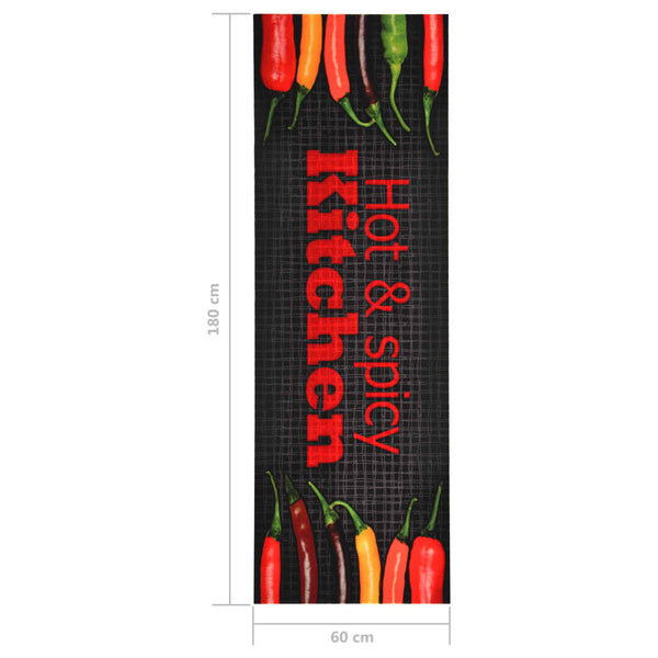 Waschbare Küchenmatte Hot&Spicy 60x180 cm