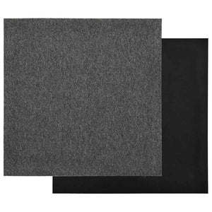 vidaXL Tapis 20 pcs Anthracite 50 x 50 cm 100 % Polypropylène