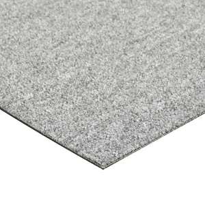Teppichfliesen Hellgrau, 50x50cm, 20er Set