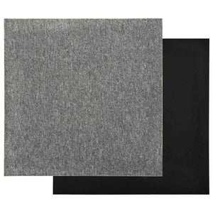 Graue Teppichfliesen, 50x50 cm, 20er-Set