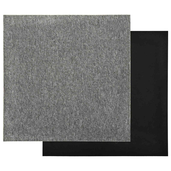 Graue Teppichfliesen, 50x50 cm, 20er-Set