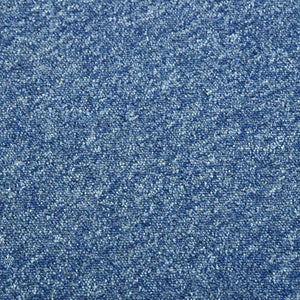 Blaue Teppichfliesen, 50x50 cm, 20er Set