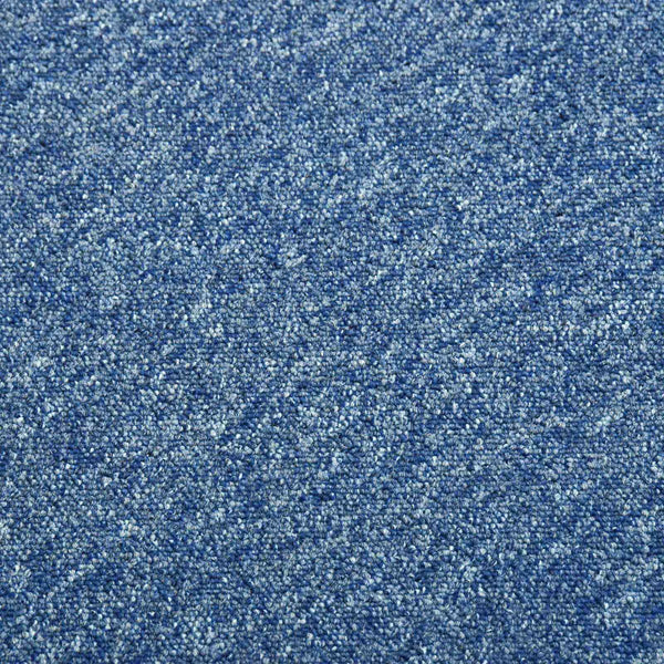 Blaue Teppichfliesen, 50x50 cm, 20er Set