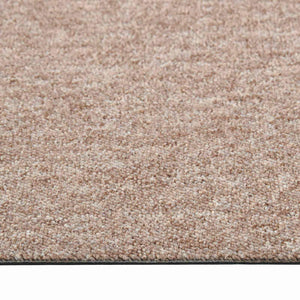 Beige Teppichfliesen, 20 Stk, 50x50 cm