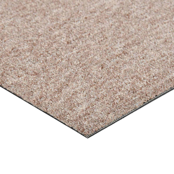 Beige Teppichfliesen, 20 Stk, 50x50 cm