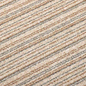 Gestreifter Teppich Beige 50x50cm, 20er Set