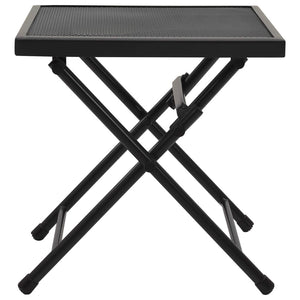 Klapptisch Mesh 38x38x38 cm Stahl Anthrazit