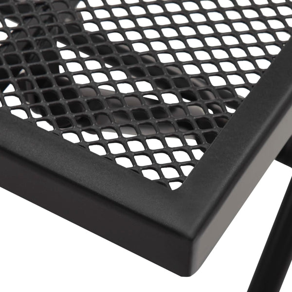 Klapptisch Mesh 38x38x38 cm Stahl Anthrazit