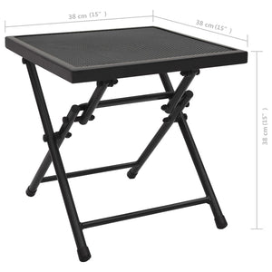 Klapptisch Mesh 38x38x38 cm Stahl Anthrazit