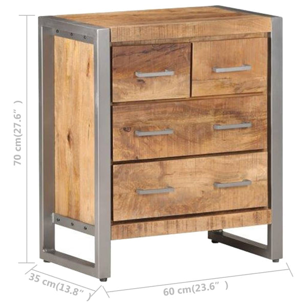 Sideboard aus Mangoholz, 60 cm