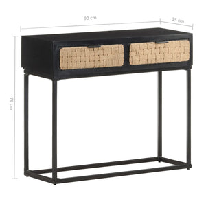 Konsolentisch Mango Massivholz 90 cm