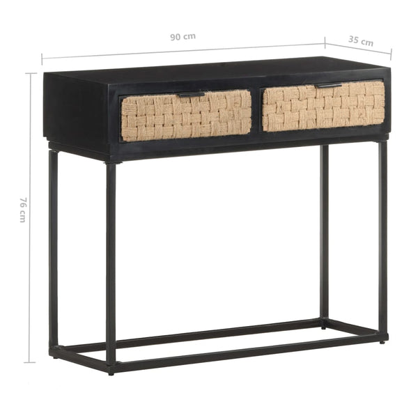 Konsolentisch Mango Massivholz 90 cm