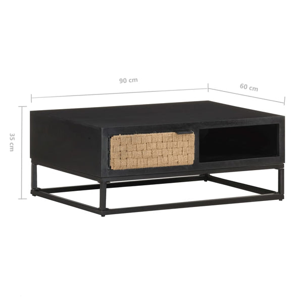 Couchtisch Mango Massivholz 90x60 cm