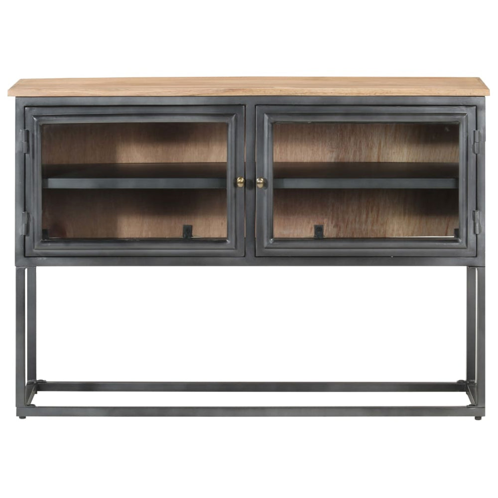 Graues Akazienholz Sideboard 100 cm