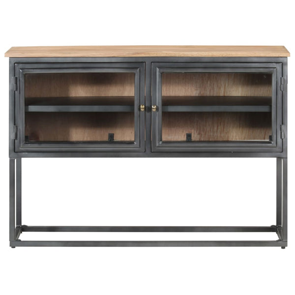 Graues Akazienholz Sideboard 100 cm