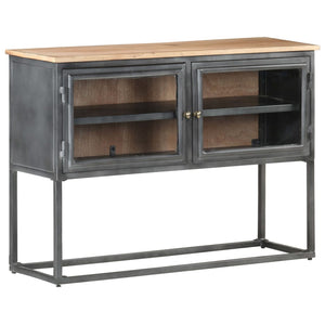 Graues Akazienholz Sideboard 100 cm