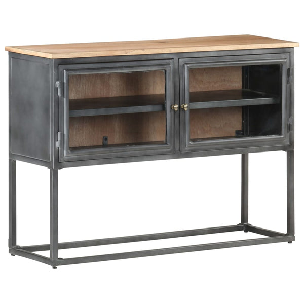 Graues Akazienholz Sideboard 100 cm