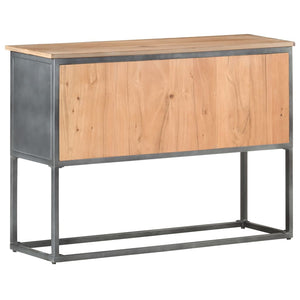 Graues Akazienholz Sideboard 100 cm