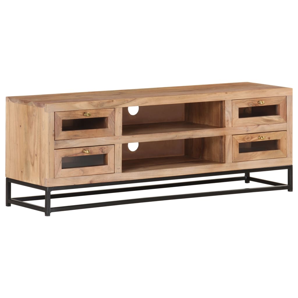 TV-Schrank Akazie Massivholz 110 cm