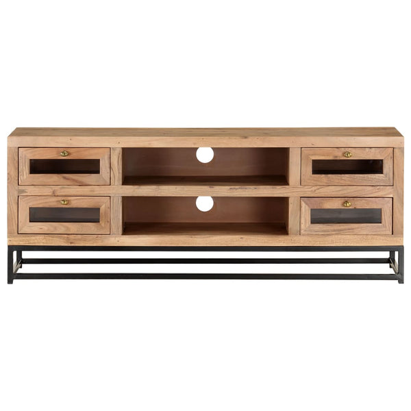 TV-Schrank Akazie Massivholz 110 cm