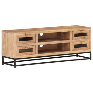 TV-Schrank Akazie Massivholz 110 cm